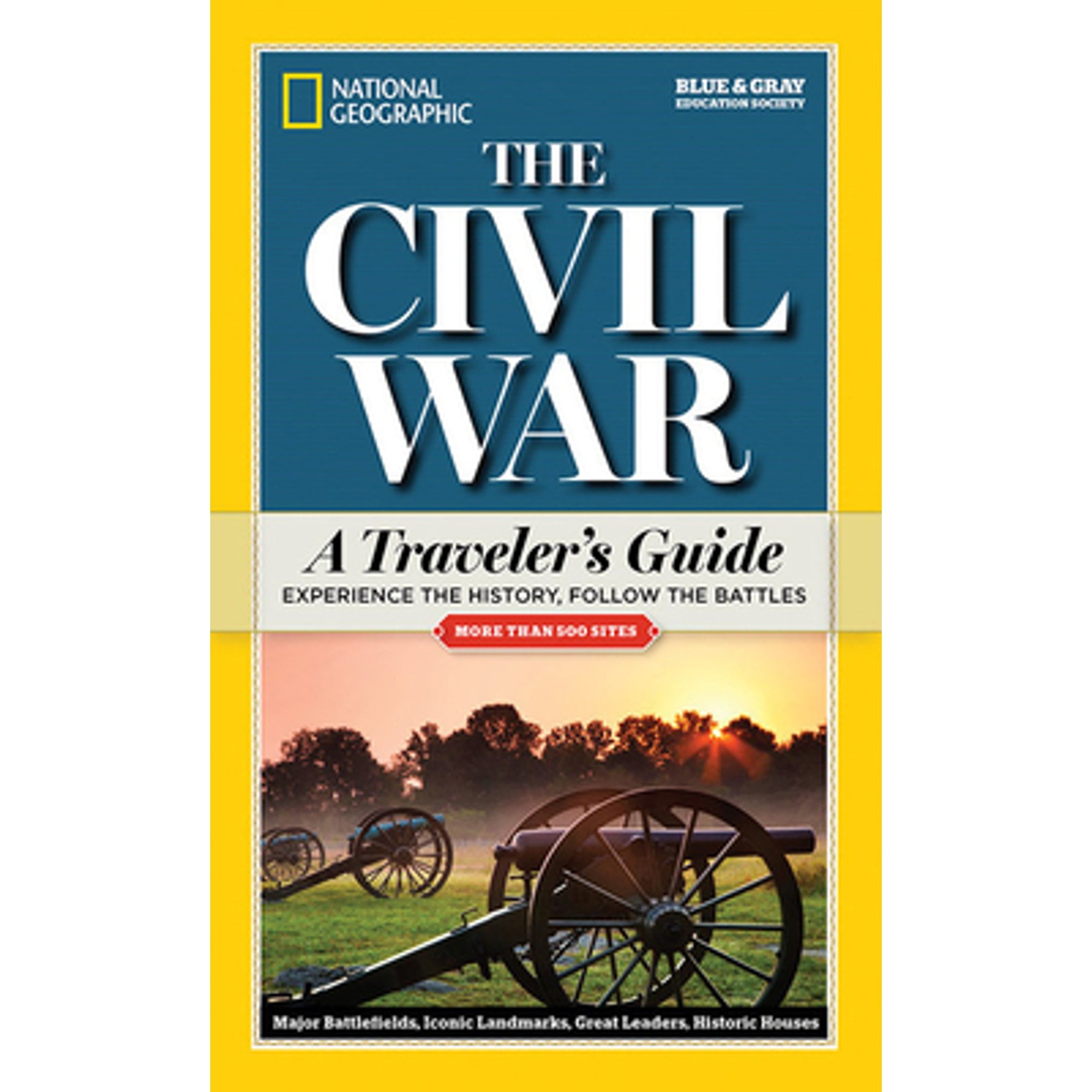 Pre-Owned National Geographic The Civil War: A Travelers Guide Blue Gray Education Society Paperback