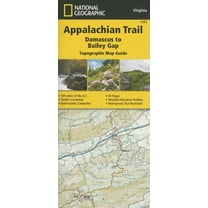 National Geographic Topographic Map Guide: Appalachian Trail: Damascus to Bailey Gap Map [Virginia] (Other)