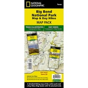 National Geographic Trails Illustrated M Big Bend Day Hikes and National Park Map [Map Pack Bundle], Paperback