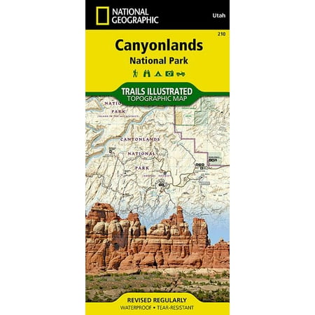 National Geographic Trails Illustrated M Canyonlands National Park Map, Book 210, (Paperback)