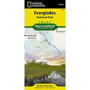 National Geographic Trails Illustrated M Everglades National Park Map, Book 243, Paperback