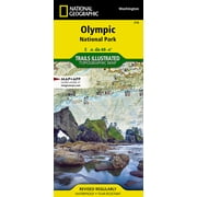 National Geographic Trails Illustrated M Olympic National Park Map, Book 216, Paperback