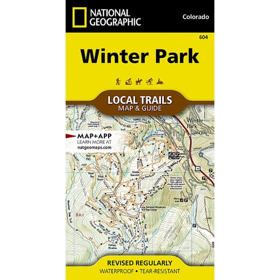 National Geographic Trails Illustrated M Winter Park Map [Local Trails], Book 604, (Paperback)