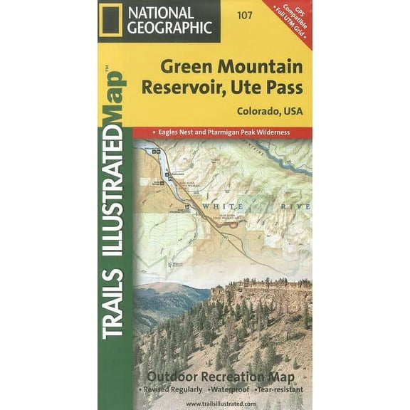 National Geographic Trails Illustrated Map: Green Mountain Reservoir, Ute Pass Map (Other)