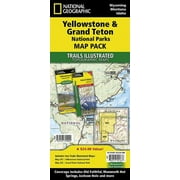 National Geographic Trails Illustrated Map Yellowstone and Grand Teton National Parks [Map Pack Bundle] Other