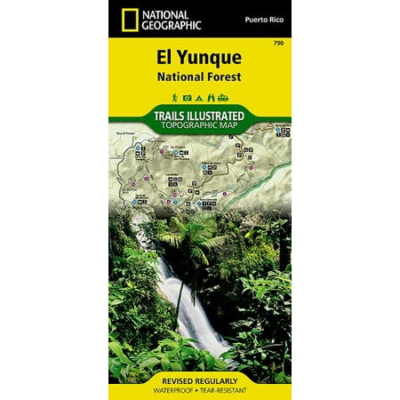 National Geographic: Trails Illustrated Maps: El Yunque National Forest - Folded Map