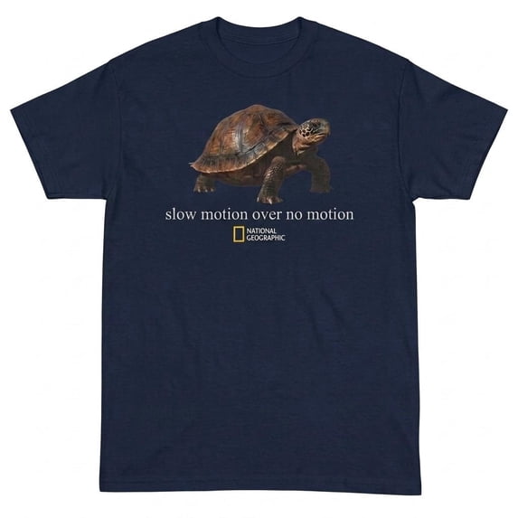 National Geographic turtle “slow motion over no motion” T-Shirt