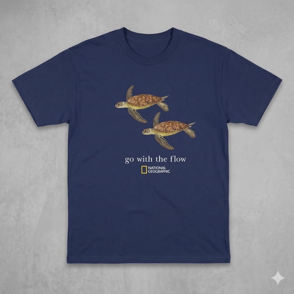 National Geographic turtle tee Gildan t-shirt