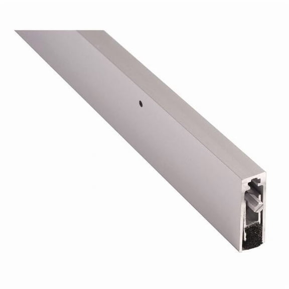 National Guard Auto Door Bottom,48in.L,Aluminum 222NA-48