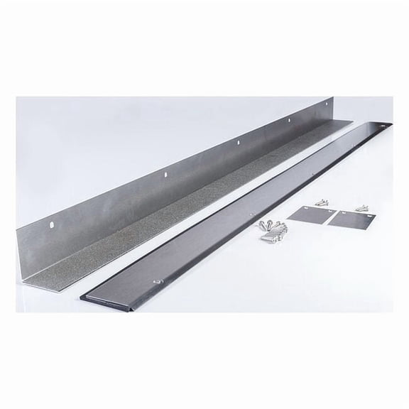 Door Bottom,Brushed SS,1/4" Insert Size 9590-48