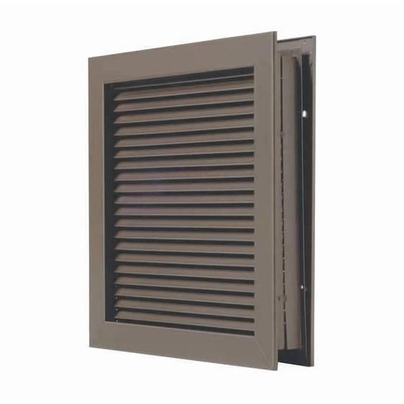 National Guard Door Louver,16 1/4 in H,16 1/4 in W L-700-RXDKB-18x18