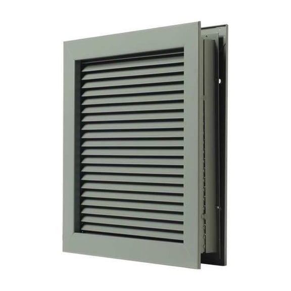 National Guard Door Louver,Steel L-700-RX-18x24