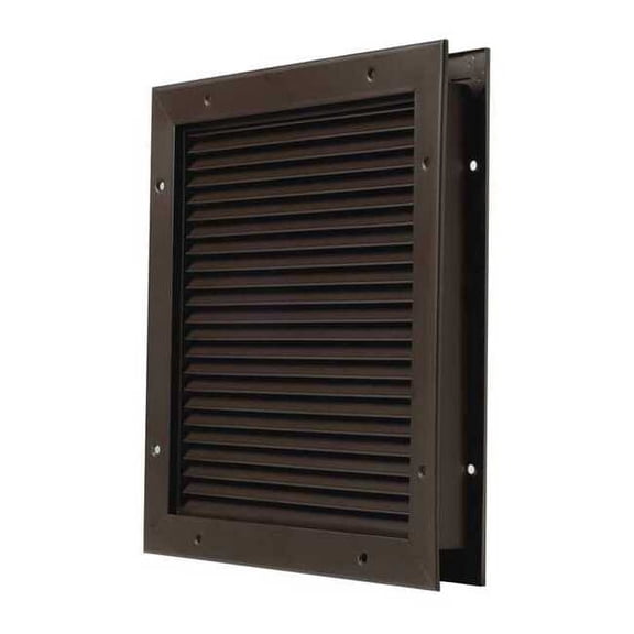 National Guard Louver, No Vision, Dk Bronze,12 x 12 L-700-BFDKB-12x12