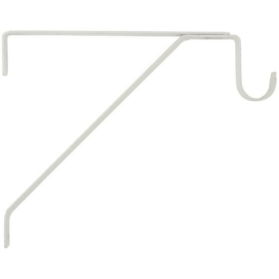 National Hardware White Shelf/Rod Bracket, Bulk N234-971