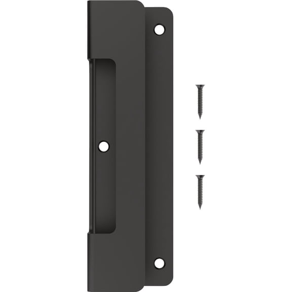 National Hardware 10 In. Black Ultra Modern Gate Pull - Single Pack