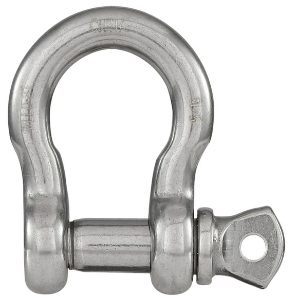 National Hardware 107866 0.37 in. Stainless Steel Anchor Shackle - Pack of 5