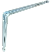 National Hardware 110BC Series N224-477 Shelf Bracket, 35 lb, 8 in L, 1.91 in H, Steel, Zinc