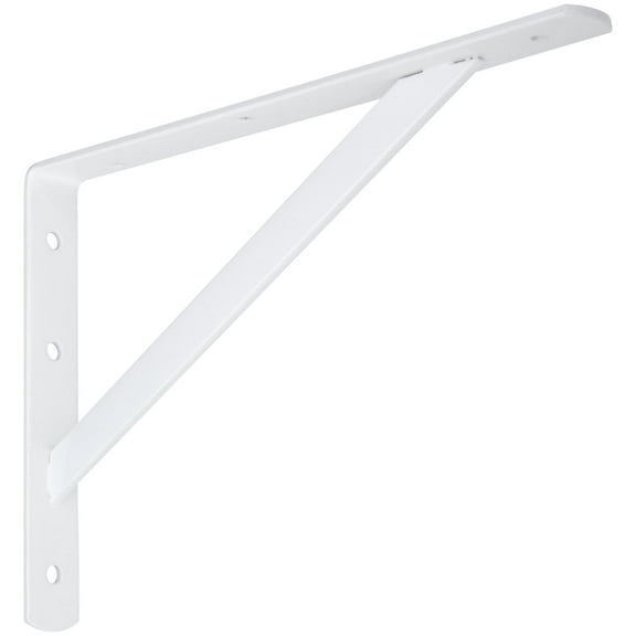 National Hardware 111BC Series N301-630 Shelf Bracket 600 lb Weight Capacity 0.16 in Thick Steel