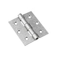 thumbnail image 1 of National Hardware N208-850 Broad Hinge, 3 in W Frame Leaf, 0.08 in Thick Frame Leaf, Cold Rolled Steel, Galvanized Pair, 1 of 4