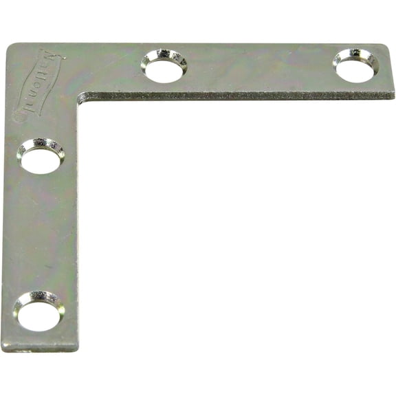 National Hardware 2 in. H X 3/8 in. W X 0.07 in. D Steel Flat Corner Brace