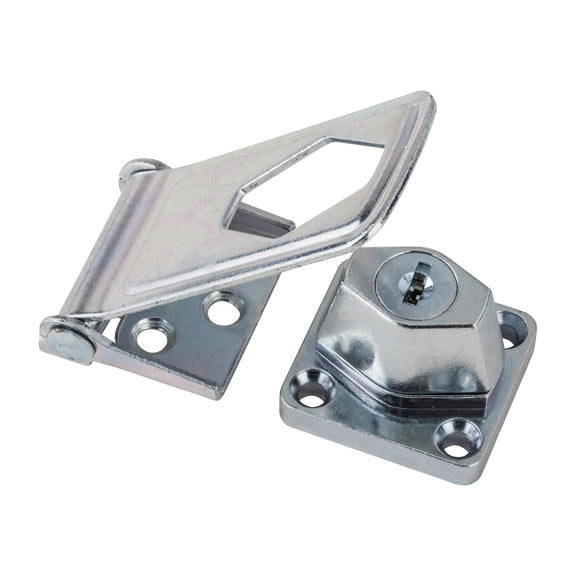 National Hardware 3-1/2 In. Key Locking Hasp - Pack of 2
