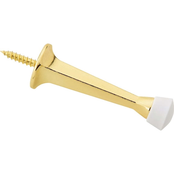 National Hardware 3 In. Brass Rigid Square Door Stop N830-536