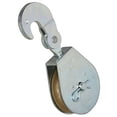 thumbnail image 1 of National Hardware 3215BC 3" Zinc Plated Swivel Hook Single Pulley N229-005, 1 of 1