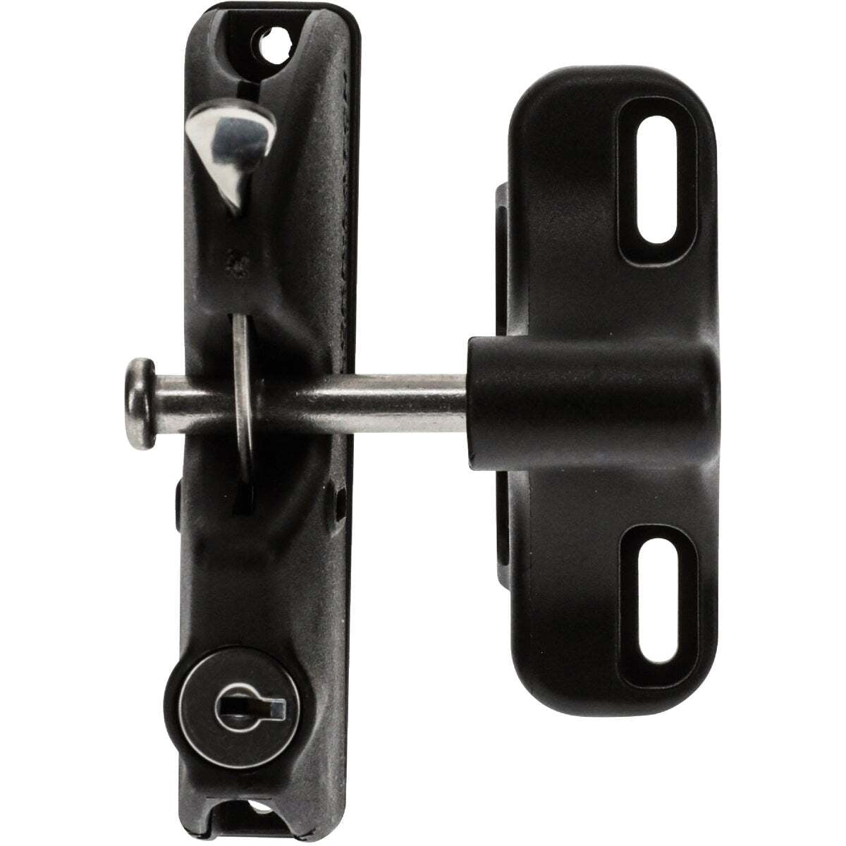 National Hardware 4.56 in. L Polymer/Stainless Steel Automatic Gate Latch