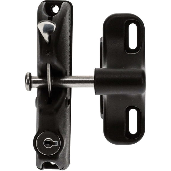 National Hardware 4.56 in. L Polymer/Stainless Steel Automatic Gate Latch