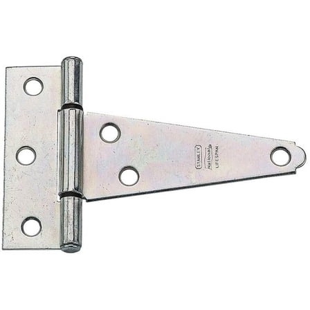 National Hardware  4 in. Plated Extra Heavy T Hinge