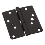 National Hardware 5006803 4 in. Black Steel Door Hinge, 3 per Pack - Pack of 5