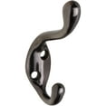 thumbnail image 1 of National Hardware N330-894 V166 Heavy Duty Coat and Hat Hook in Pewter, 1 of 1