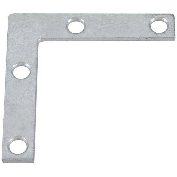 National Hardware 7181142 4 x 0.75 in. Galvanized Flat Corner Braces