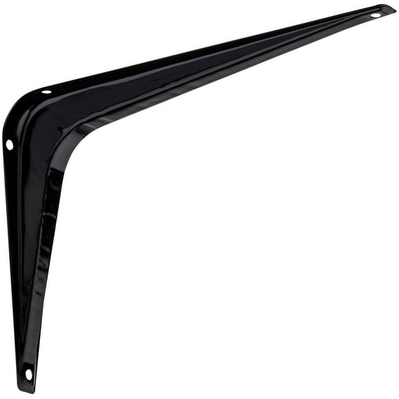 National Hardware N218-917 211BC Shelf Bracket in Black