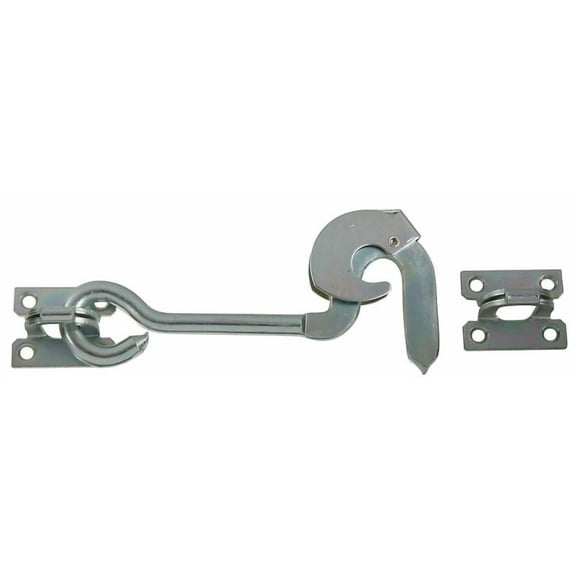 National Hardware Safety Gate Hook 2110BC Series - Steel, Zinc Finish, Locking - 1 Piece