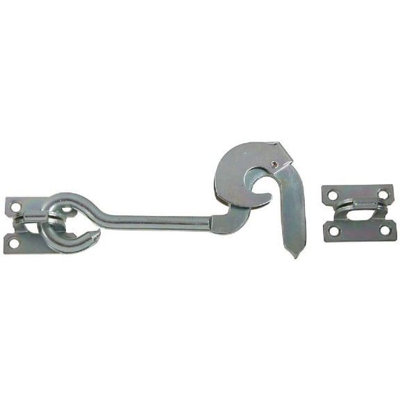 National Hardware Safety Gate Hook 2110BC Series - Steel, Zinc Finish, Locking - 1 Piece