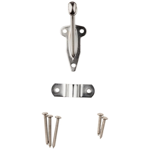 National Hardware Satin Chrome Handrail Bracket, 2 Piece N830-134