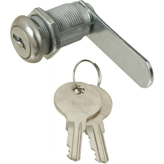 NATIONAL MFG/SPECTRUM BRANDS HHI Door & Drawer Lock, Chrome, 3/4-In. N192-484
