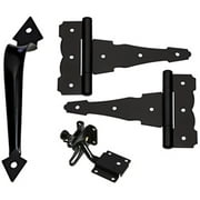 National Hardware - DPV878 Decorative Gate Kit with 2 Hinges, 1 Latch and 1 Pull