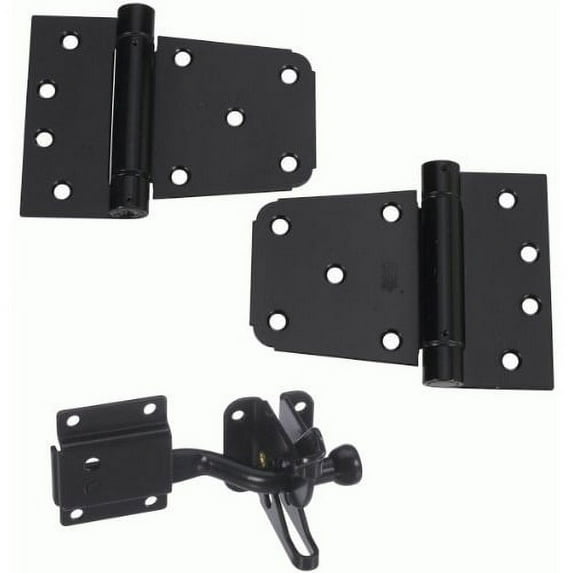 National Hardware - DPV879 Spring Gate Kit 2 Hinges and 1 Latch