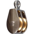 thumbnail image 1 of National Hardware Double Pulley - Fixed, Durable Metal Pulley for 1 Inch Rope - 1 In. Gold, 1 of 4