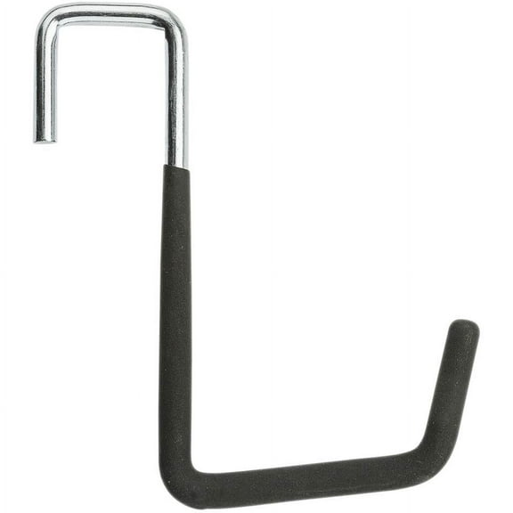 National Hardware Easy Installation Large Rafter Hook, Vinyl Black, 5.00"W