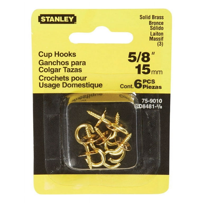 National Hardware 6 in. L Vinyl Coated Red Steel Large Screw Hook 15 lb. cap. 1 pk National Hardware 6 in. L Vinyl Coated Red Steel Large Screw Hook 15 lb. cap. 1 pk