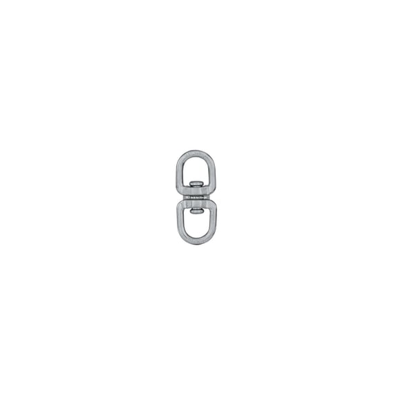 National Hardware N100-322 Eye & Eye Chain Swivel, 5/8 x 5/8 In. - Quantity 5
