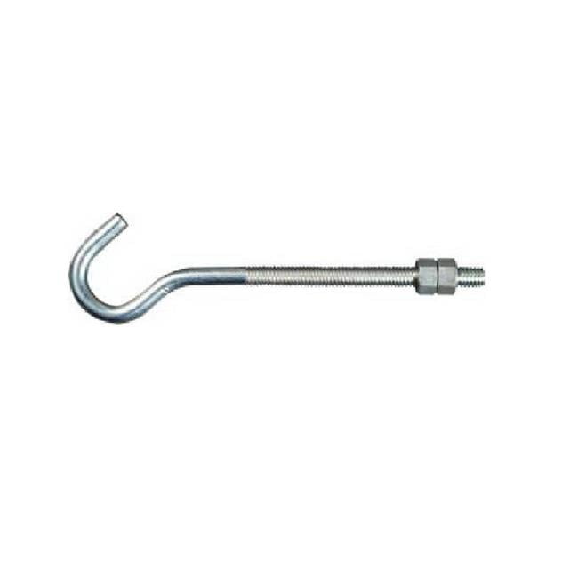 National Hardware N100-393 Hook and J Bolt, Zinc Plated