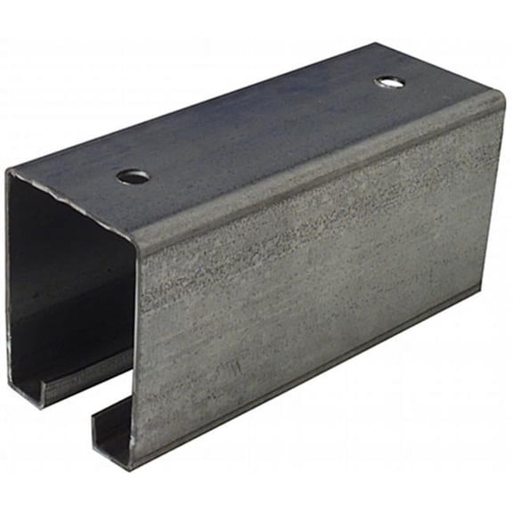 National Hardware N105-270 Box Rail, Steel, Galvanized, 1-57/64 in W, 2-13/32 in H, 12 ft L