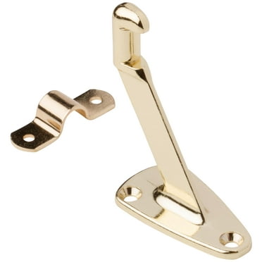National Hardware N112-888 112 Handrail Brackets in Brass