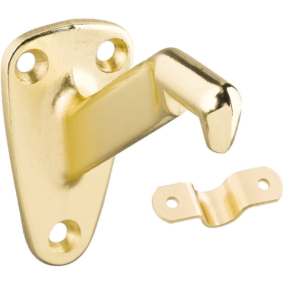 National Hardware N112-888 112 Handrail Brackets in Brass
