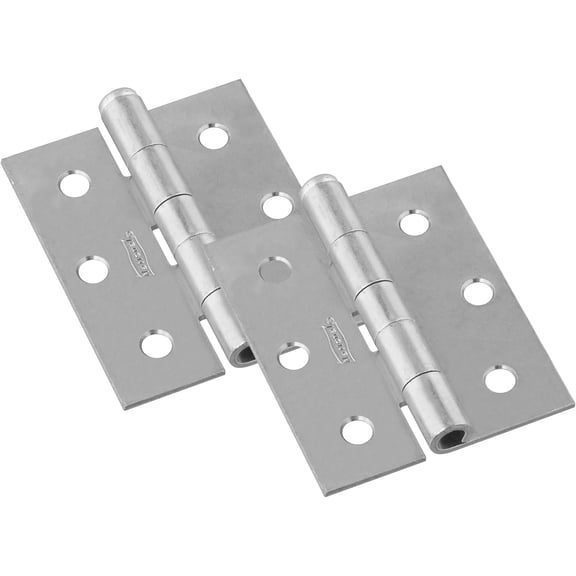 National Hardware N115-519 V129 Screen/Storm Door Hinges in Zinc, 3" x 2-1/2", 2 piece