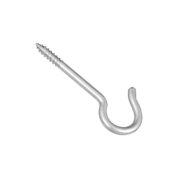 National Hardware N120-857 V2040 Ceiling Hook, #8, 2-9/16", Zinc Plated